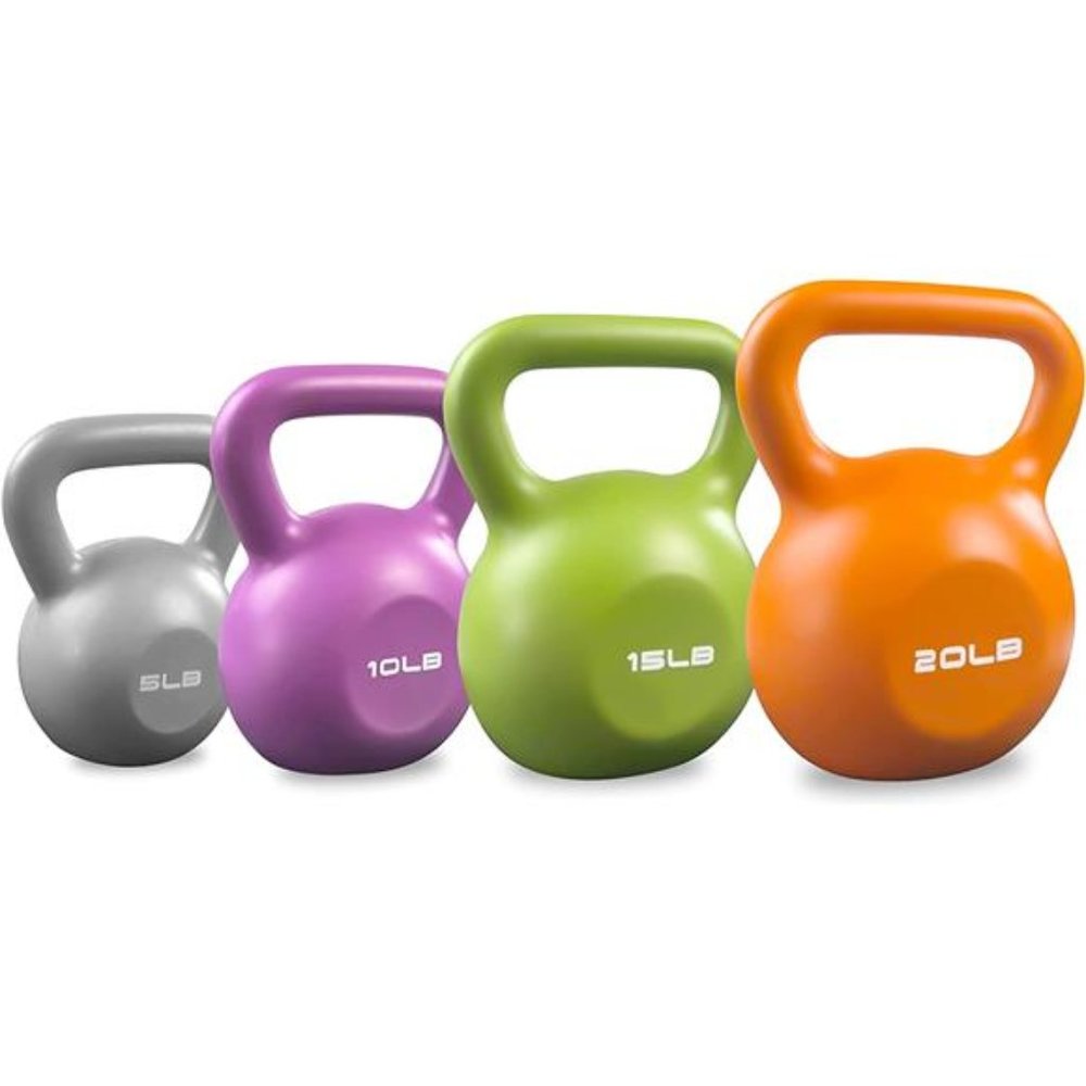 Kettlebell Sets, Strength Training Kettlebells Weight Set for Women, 4-Piece